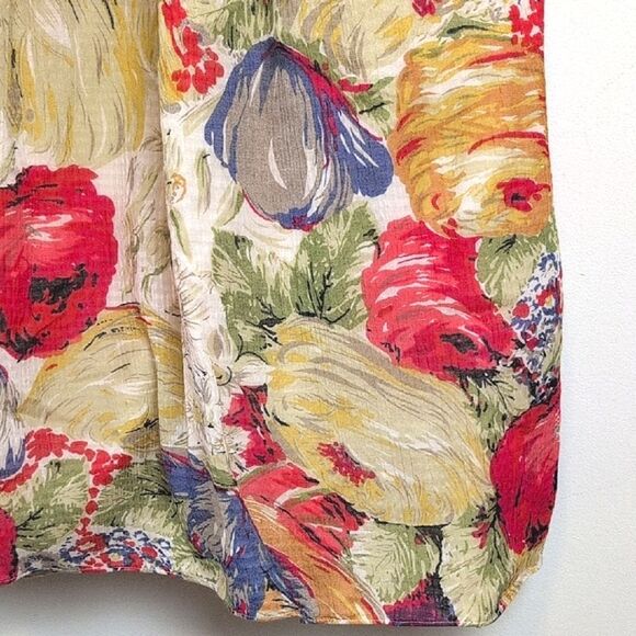 Kay Unger New York Floral Tiered Cap Sleeve Gathered Skirt Dress Retro Feminine - Picture 5 of 13